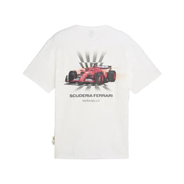 Scuderia Ferrari F1 PUMA Car Graphic T-shirt White