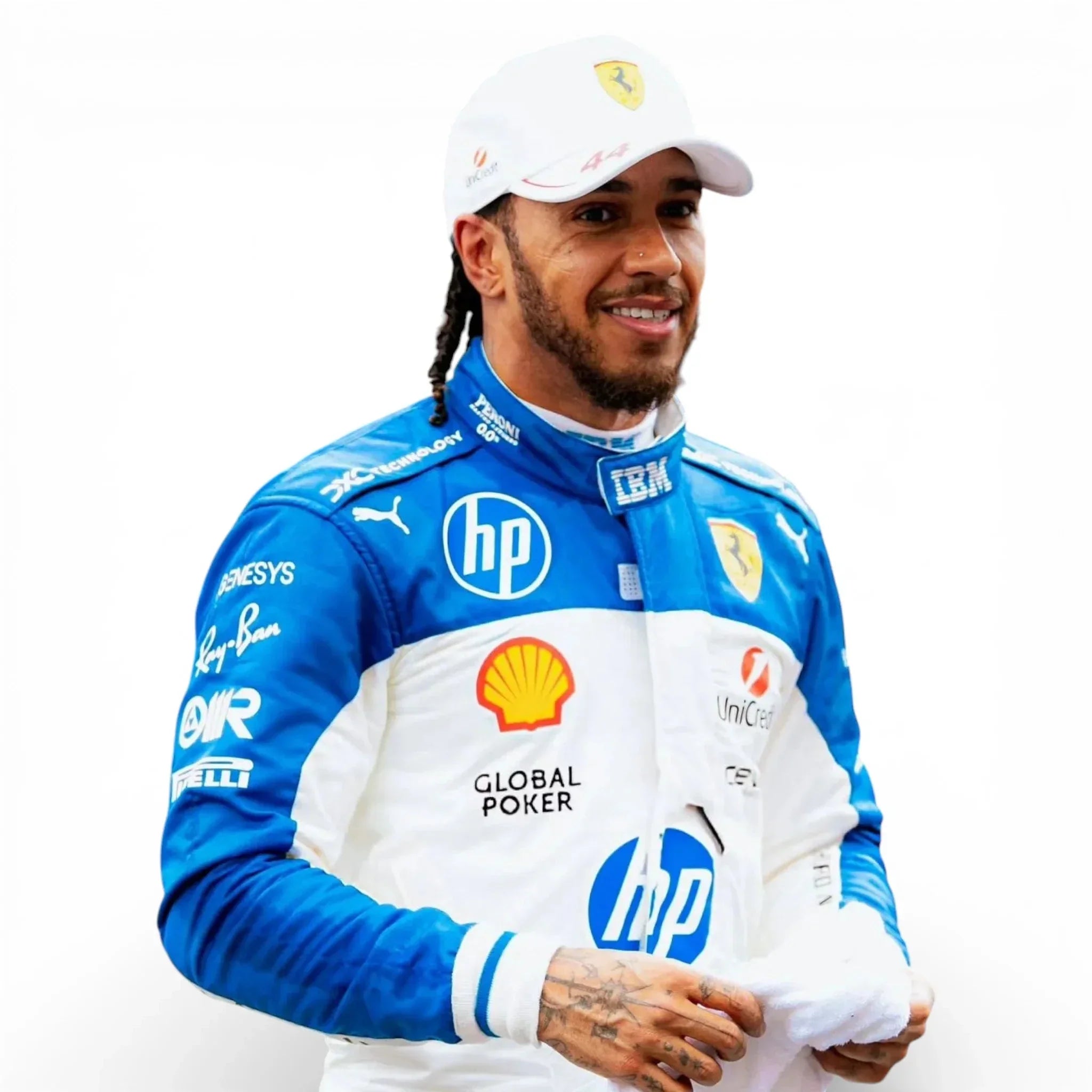 Scuderia Ferrari Lewis Hamilton 2025 Miami GP F1 Race Suit