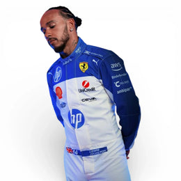 Scuderia Ferrari Lewis Hamilton 2025 Miami GP F1 Race Suit