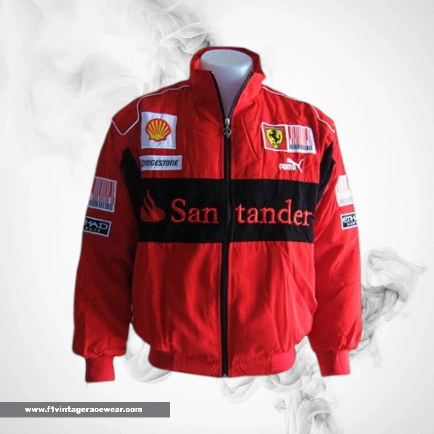 Scuderia Ferrari Red Vintage Jacket Santander Edition
