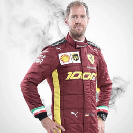 Sebastian Vettel 2020 Ferrari 1000 GP F1 Race Suit