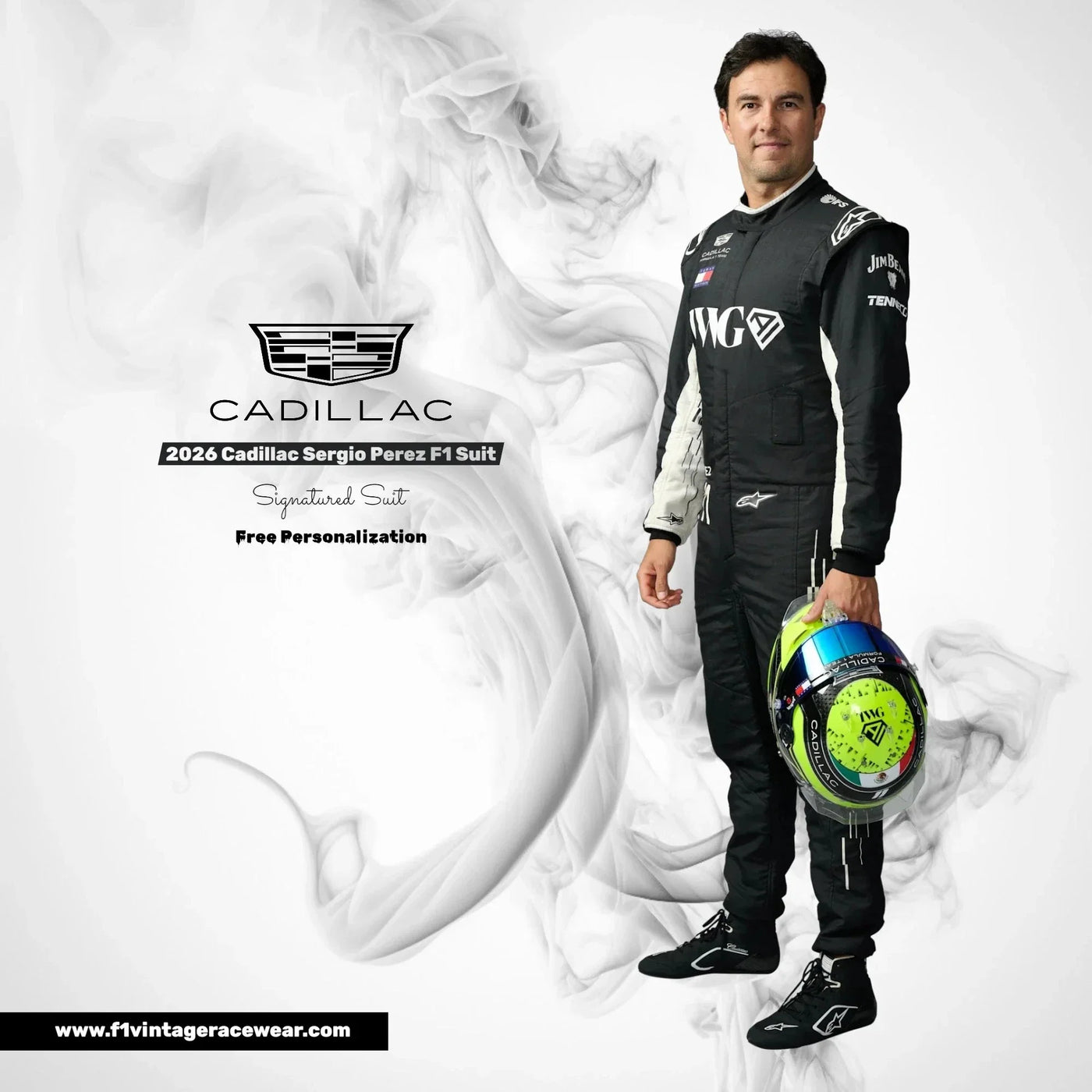 Sergio Pérez 2026 Cadillac F1 Driver Race Suit Replica