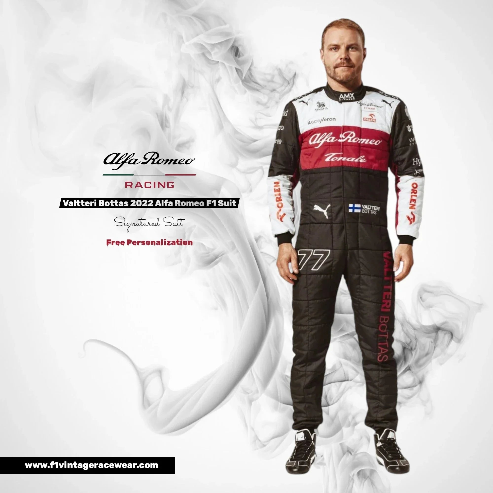 Valtteri Bottas 2022 Alfa Romeo F1 Suit