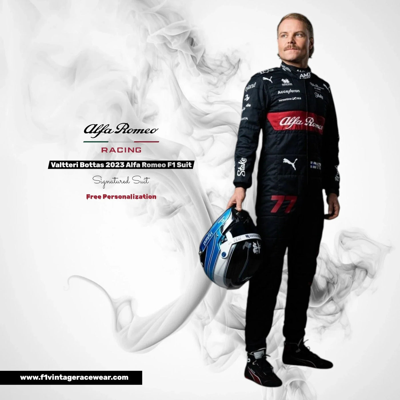 Valtteri Bottas 2023 Alfa Romeo F1 Suit