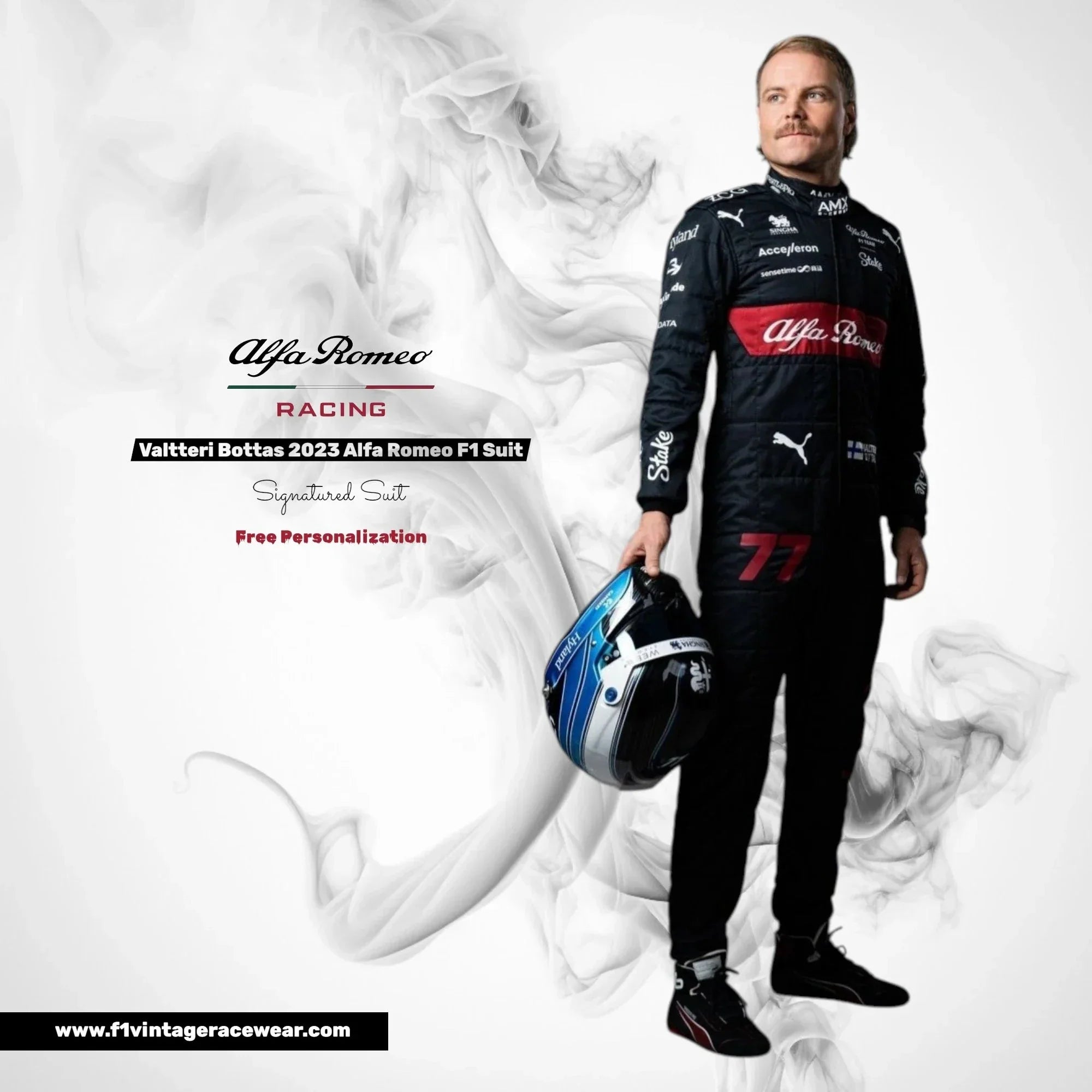 Valtteri Bottas 2023 Alfa Romeo F1 Suit