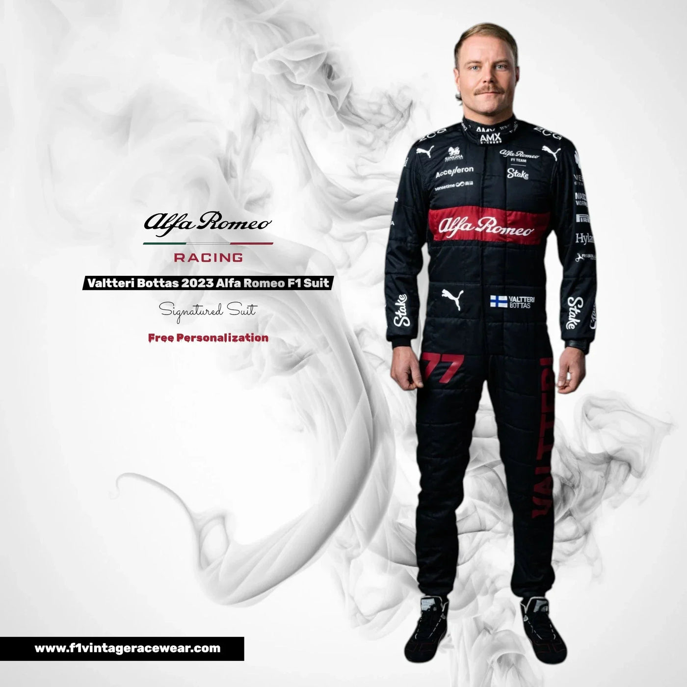 Valtteri Bottas 2023 Alfa Romeo F1 Suit